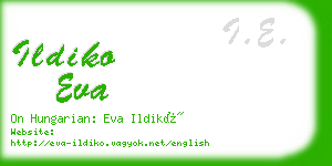 ildiko eva business card